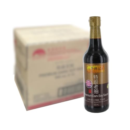 Honest Lee Kum Kee Premium Dark Soy Sauce (16.9 oz - 1 Pack), Full-Bodied Naturally Brewed Soy Sauce, Non GMO Soybeans, Vegan, No MSG, Best for Adding Natural Colors to Stews, Gravies, Braised Dishes & Stir-Fried Noodles Review 8 product review image