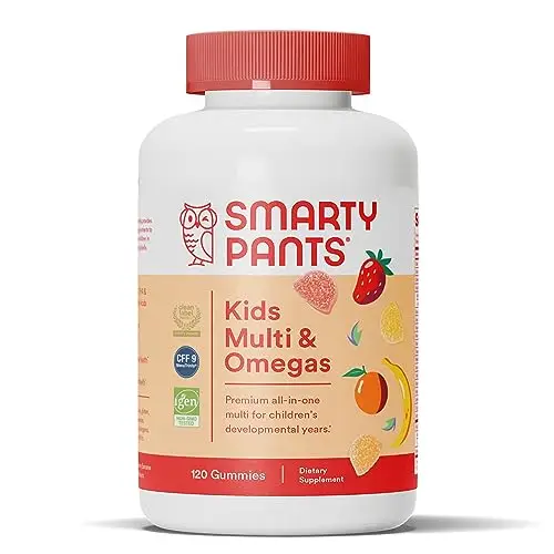 Honest SmartyPants Kids Formula Daily Gummy Multivitamin: Vitamin C, D3, and Zinc for Immunity, Gluten Free, Omega 3 Fish Oil (DHA/EPA), Antiviral, Vitamin B6, Methyl B12, 120 Count (30 Day Supply) Review 2 product review image