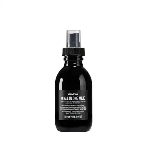 Davines OI All In One Milk spray bottle for hair care.