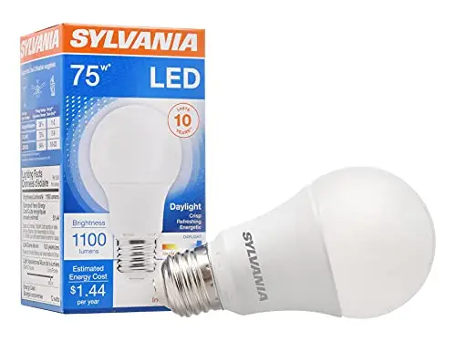 Honest LEDVANCE 79293 Sylvania Non-Dimmable Led Light Bulb, 12 W, 120 V, 1100 Lumens, 5000 K, Cri 80, 2-3/8 In Dia X 4.29 In L, 1 Pack, Daylight (5000K) Review 5 product review image