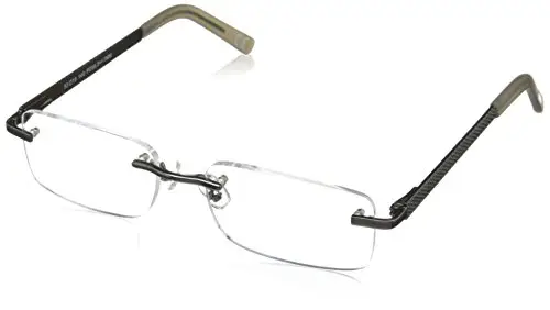 Honest Foster Grant mens Blake Reading Glasses, Gunmetal/Transparent, 59 mm US Review 8 product review image
