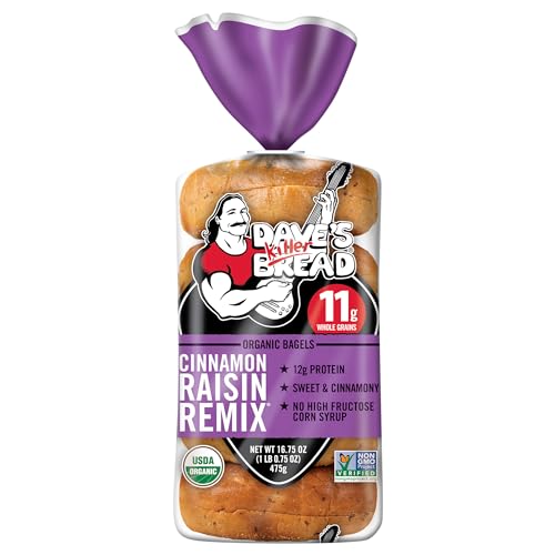 Honest Dave's Killer Bread Organic Cinnamon Raisin Bagels - 16.75 oz Bag Review 7 product review image