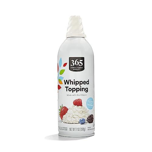 Honest 365 by Whole Foods Market, Topping Whipped Cream, 7 Ounce Review 6 product review image