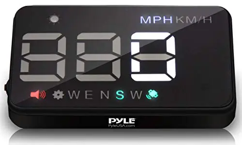 Honest Pyle Universal 3.5'' Car HUD - Head-Up Display Multi-Color Windshield Screen Projector Vehicle Speed & GPS Navigation Compass, Plug & Play - (PHUD12) Review 10 product review image