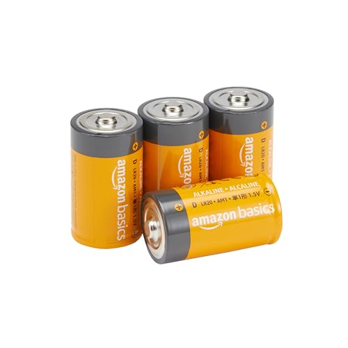 Honest Amazon Basics 4-Pack D Cell Alkaline Everyday Batteries, 1.5 Volt, 5-Year Shelf Life Review 7 product review image