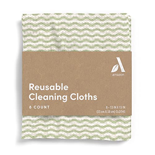 Honest Amazon Aware All Purpose Cleaning Cloth, 8 Count, Pack of 1 Green, 13 x 15 Inch Review 2 product review image