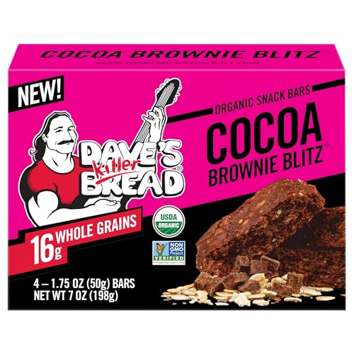 Honest Dave's Killer Bread Organic Snack Bars Cocoa Brownie Blitz Review 4 product review image