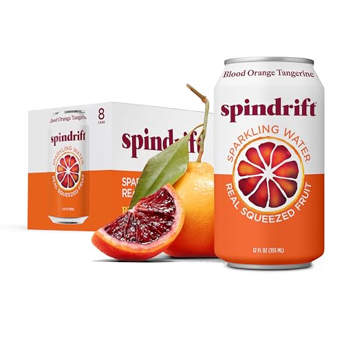 Honest SPINDRIFT Blood Orange Tangerine Sparkling Water 8pk, 12 FZ Review 1 product review image