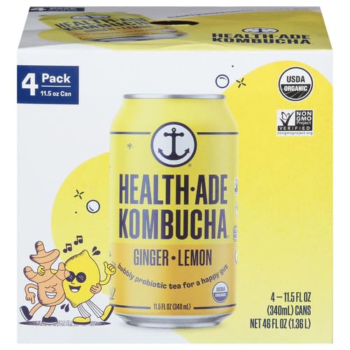 Honest Health-Ade Ginger Lemon 11.5oz 4-pack of Cans (46oz.) Review 9 product review image